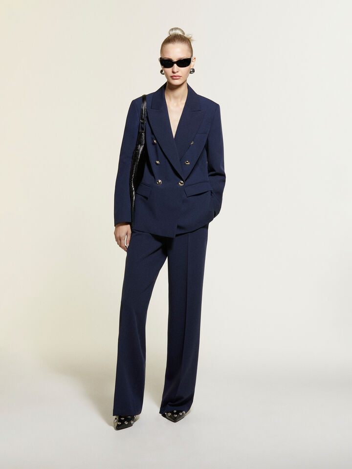 Μπλέιζερ μπλε σκούρο με κουμπιά gold - μπλέιζερ γυναικεία - Σκουρο Μπλε | Sisley image number 6